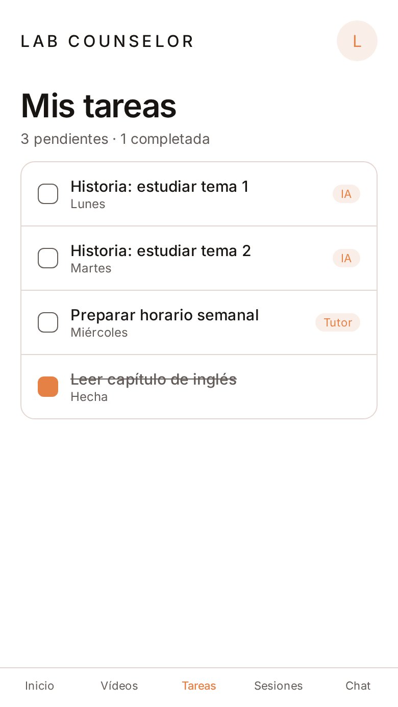 Tareas y seguimiento